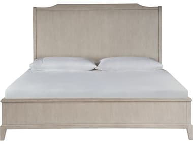 Universal Furniture Coalesce Rolling Fog Beige Wood Queen Sleigh Bed UFU301310B