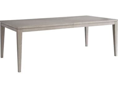 Universal Furniture Coalesce 84-120" Extendable Rectangular Wood Rolling Fog Dining Table UFU301653