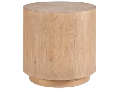 Universal Furniture Weekender 20" Round Wood Sand Dune End Table UFU330825