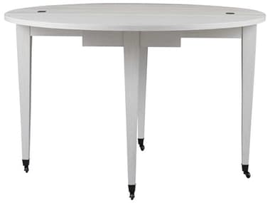 Universal Furniture Weekender Watercolor 46" Round Wood White Sand Dining Table UFU330A657