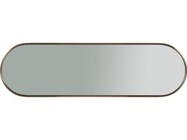 Universal Furniture Modern White Satin Bronze Luna Mirror UFU35202M