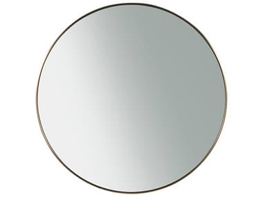 Universal Furniture Modern White Satin Bronze Orion Mirror UFU35209M