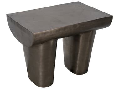 Universal Furniture Modern Medium Graphite Brass Neutra Stool UFU365836