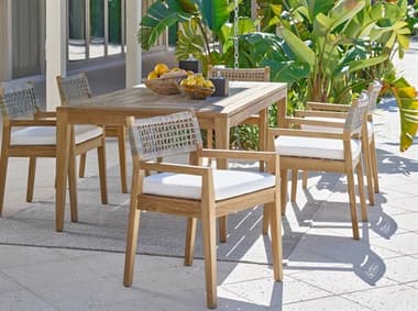 Coastal Living Outdoor Chesapeake Teak Dining Set UOFCHESAPEAKE08