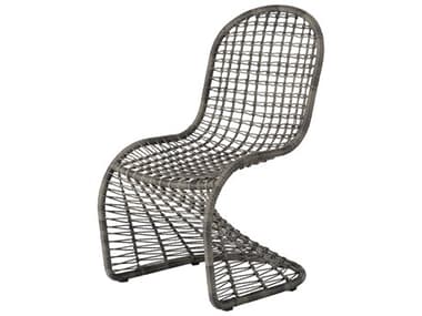 Coastal Living Outdoor Brindle Wicker Fog Aluminum Dining Chair UOFU012622