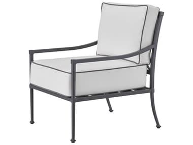 Coastal Living Outdoor Seneca Charcoal Metal Cushion Lounge Chair UOFU012833