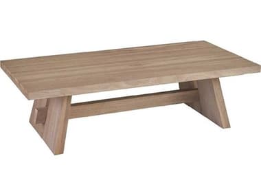 Coastal Living Outdoor Saratoga Wood Rectangular Coffee Table UOFU423810