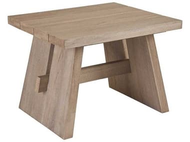 Coastal Living Outdoor Saratoga Wood Rectangular End Table UOFU423811