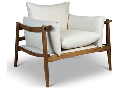 Urbia Modern Brazilian Hara 36" Beige Fabric Accent Chair URBBMJ7026410