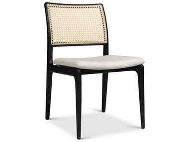 Urbia Modern Brazilian Charlotte Black Fabric Upholstered Side Dining Chair URBBSM16985802