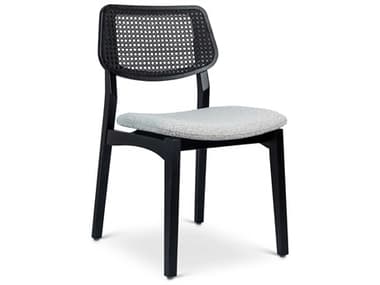 Urbia Modern Brazilian Beth Black Fabric Upholstered Side Dining Chair URBBSM17046604
