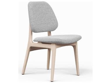 Urbia Modern Brazilian Ariel Side Chair Boucle Crafted Glaze Upholstery Nevoa Frame URBBSM20800104