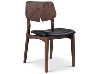 Urbia Modern Brazilian Beth Solid Wood Black Fabric Upholstered Side Dining Chair URBBSM20805912