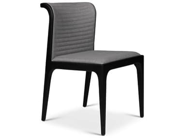 Urbia Modern Brazilian Eloa Solid Wood Gray Fabric Upholstered Side Dining Chair URBBSM20814204