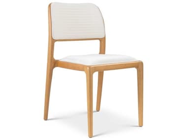 Urbia Modern Brazilian Chloe Solid Wood Beige Fabric Upholstered Side Dining Chair URBBSM20819004