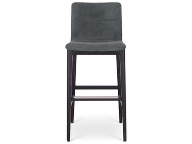 Urbia Modern Brazilian Jackpot Teal Ebano Upholstered Oak Wood Bar Stool URBBSM23996502