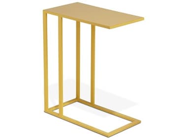 Urbia Elements Square Metal Yellow Ochre End Table URBIJTANUETYLW