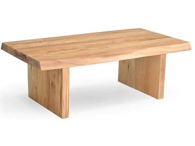 Urbia Brooks 48" Rectangular Wood Teak Coffee Table URBILBROCT48NT