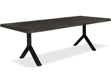 Urbia Brooks Dining Table Y Base Ebonized Top Black Base URBILBRODT079BK0502