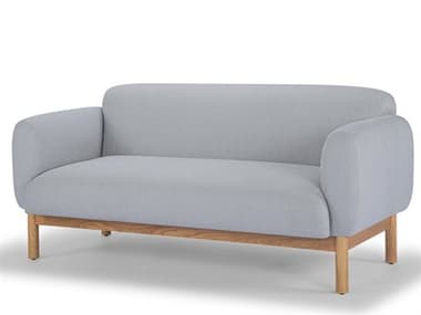 Urbia Metro Tulum Light Gray Honey Oak Upholstered Sofa URBVFTULUM2S022LGLTOK