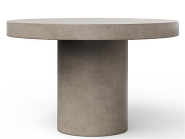 Urbia Mixx Circa Round Concrete Dark Grey Dining Table URBVGSCIRCADT4