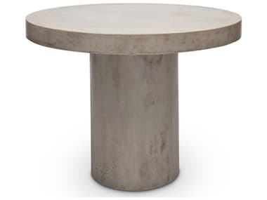 Urbia Mixx Circa Concrete Bar Height Dining Table 60"Dia. Dark Grey URBVGSCIRCADT5BAR