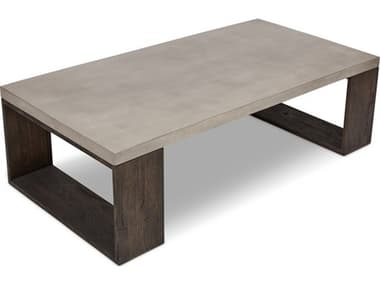 Urbia Mixx Concrete Heritage Coffee Table Heritage Brown Frame Dark Grey Top URBVGSHERCT57