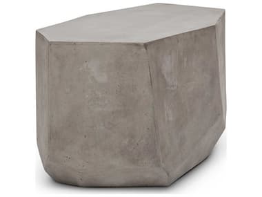 Urbia Mixx 29" Rectangular Concrete Dark Grey End Table URBVGSKRISET