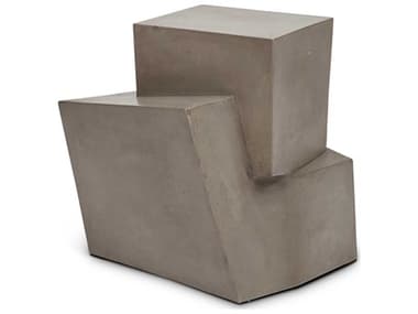 Urbia Mixx 19" Rectangular Concrete Dark Grey End Table URBVGSMARLET
