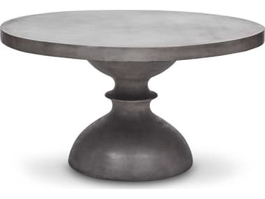Urbia Mixx 59" Round Concrete Dark Grey Dining Table URBVGSSPINDT59