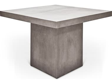 Urbia Mixx Concrete Una 59" Square Bar Height Dining Table Dark Grey URBVGSUNADT59BAR