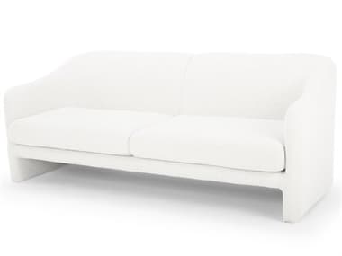 Urbia Metro Aksel 80" White Boucle Fabric Upholstered Sofa URBVSDAKSEL3SWHT