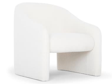 Urbia Metro Aksel 30" White Fabric Accent Chair URBVSDAKSELCWHT