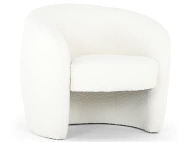 Urbia Metro Boucle White Accent Chair URBVSDBLYCWHT