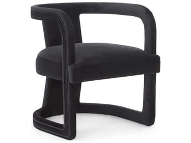 Urbia Metro Rory 25" Black Fabric Accent Chair URBVSDRORYCBLK