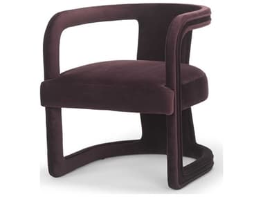 Urbia Metro Rory 25" Purple Fabric Accent Chair URBVSDRORYCPLUM