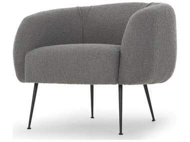 Urbia Metro Charcoal Boucle Accent Chair URBVSDSEPLICCHAR