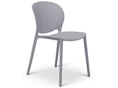 Urbia Outdoor Metro Light Grey Polypropylene Dining Chair UROCDHBLYSCLGY4CT