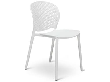 Urbia Outdoor Bailey White Recycled Plastic Dining Chair UROCDHBLYSCWHT