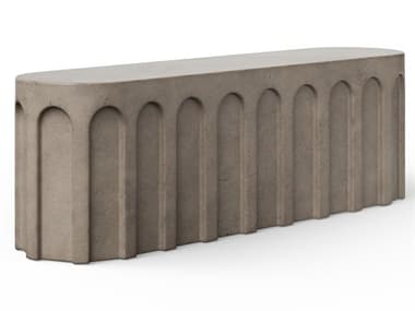 Urbia Outdoor Mixx Dark Grey Concrete Bench UROVGSATLASBENCH55