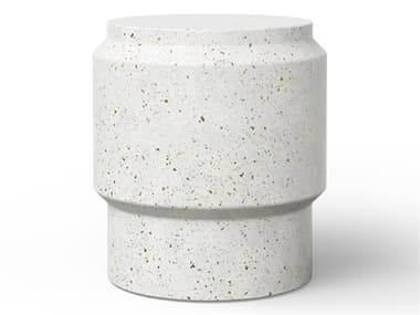 Urbia Outdoor Mixx Ivory Terrazzo Concrete Bar Stool UROVGSBARRSTOOLIVTZ1