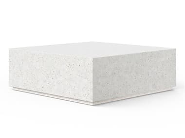 Urbia Outdoor Mixx Ivory Terrazzo Concrete Square Coffee Table UROVGSBLOC48SQIVTZ1