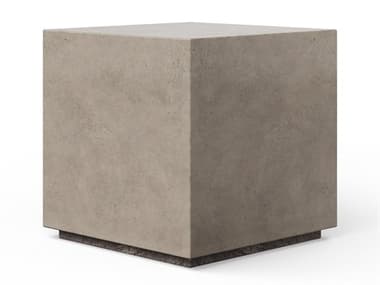 Urbia Outdoor Mixx Dark Grey Concrete Square End Table UROVGSBLOCET