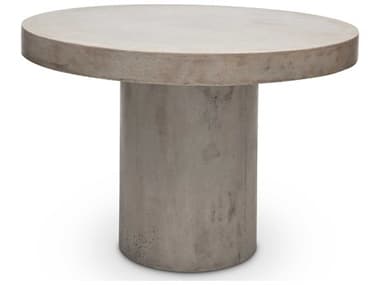 Urbia Outdoor Mixx Circa Dark Grey Concrete 47" Wide Round Counter Table UROVGSCIRCADT4CNTR