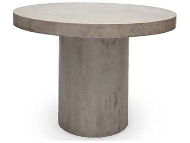 Urbia Outdoor Mixx Circa Dark Grey Concrete 60" Wide Round Bar Table UROVGSCIRCADT5BAR
