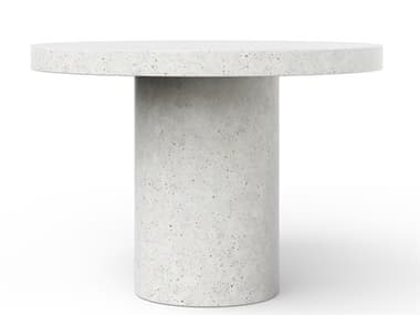 Urbia Outdoor Mixx Ivory Terrazzo Concrete Round Bar Table UROVGSCIRCADT5BARIVTZ1