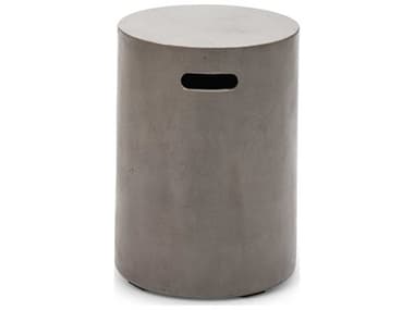 Urbia Outdoor Cylinder Dark Grey Concrete Dining Chair UROVGSCYLSTOOL