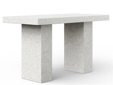 Urbia Outdoor Mixx Ivory Terrazzo Concrete Rectangular Bar Table UROVGSELCOR6BARIVTZ1