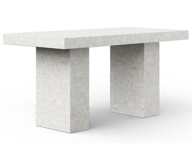 Urbia Outdoor Mixx Ivory Terrazzo Concrete Rectangular Counter Table UROVGSELCOR6CNTRIVTZ1