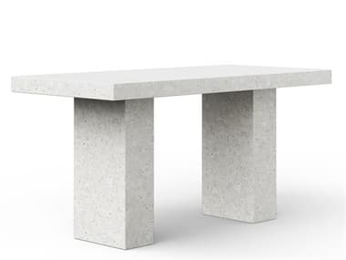 Urbia Outdoor Mixx Ivory Terrazzo Concrete Rectangular Bar Table UROVGSELCOR7BARIVTZ1